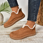 2026 Winter New Arrival: Women's Warm, Solid-Color, Thickened Cotton Shoes