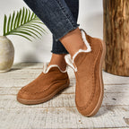 2026 Winter New Arrival: Women's Warm, Solid-Color, Thickened Cotton Shoes
