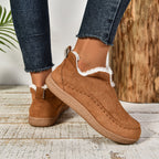 2026 Winter New Arrival: Women's Warm, Solid-Color, Thickened Cotton Shoes