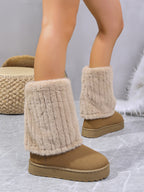 2026 Winter Women's Non-Slip, Thickened, Warm Flat Boots